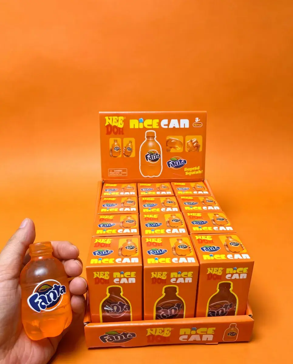 Zabawka Antystresowa Fanta Pomarańczowa Butelka 12szt
