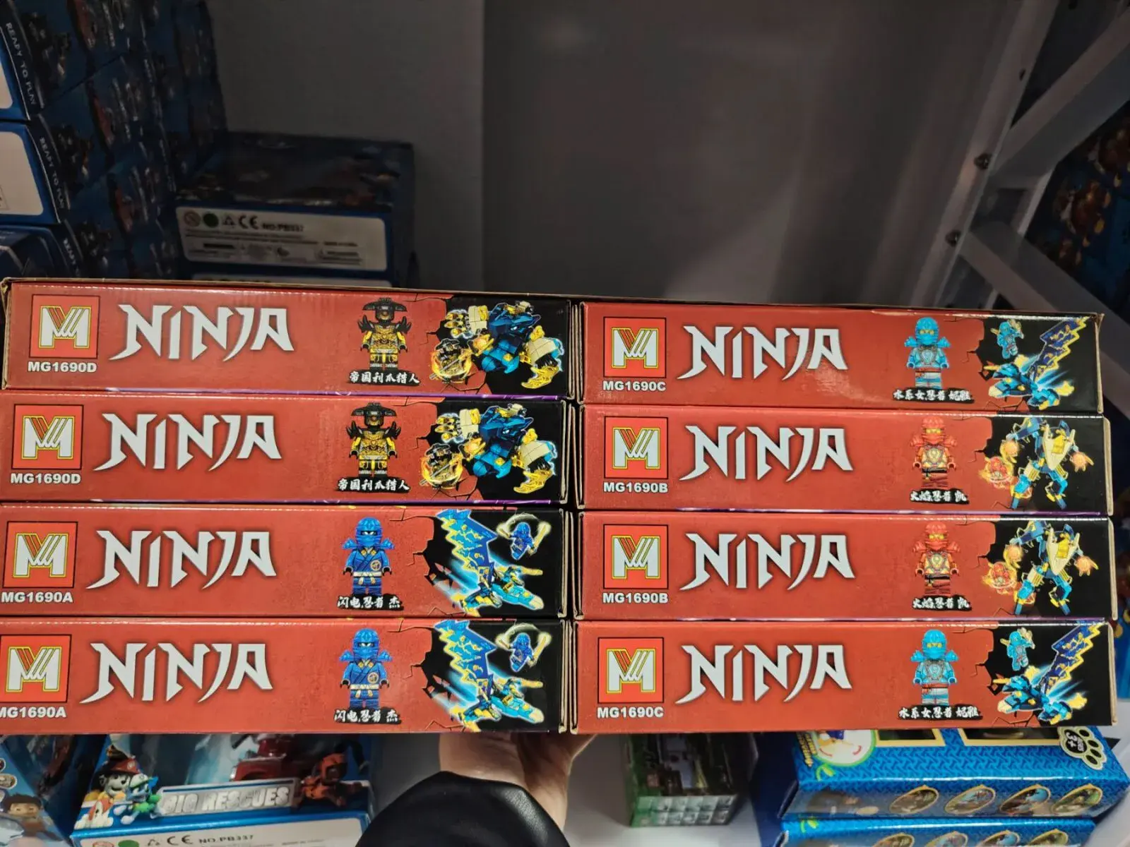 Zestaw klocków Ninja LEGO kompatybilne M100D M150D MS100D
