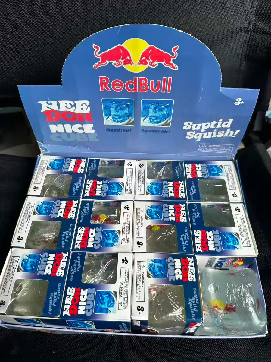RedBull Hee Doh Nice Cube przezroczysta kostka antystresowa