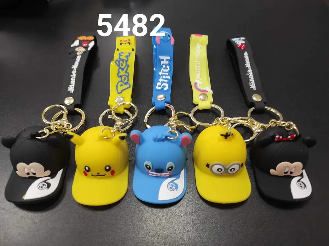 Breloki Zabawkowe Postaci Disney/Pokemon 6 szt