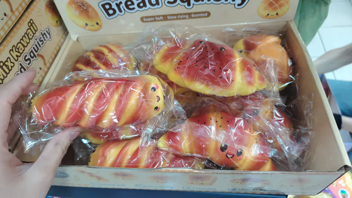 Miękki Squishy Chleb Kawaii Zabawka Antystresowa Mix Wzory