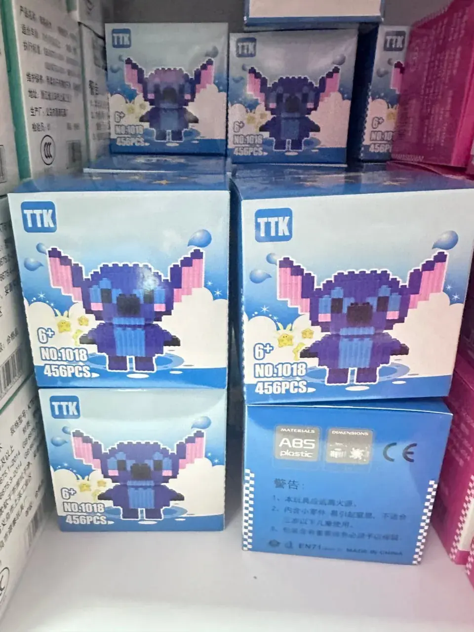 Klocki Mikro Stitch 456PCS TTK Figurka Konstrukcyjna 6+