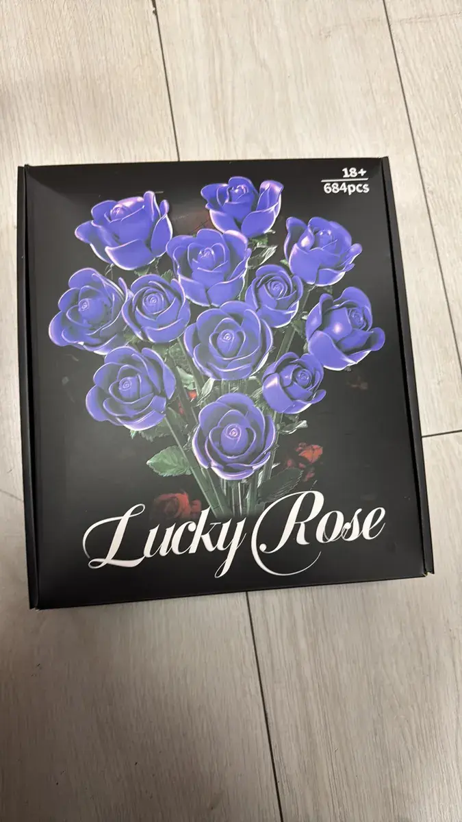 Klocki Lucky Rose Bukiet Fioletowych Róż 684 elementy