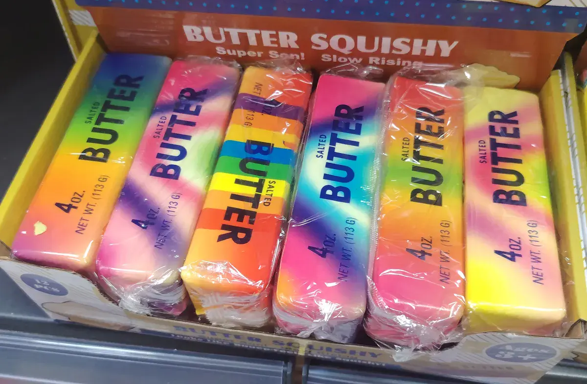 Butter Squishy kolorowy miękki antystres 113g 4oz