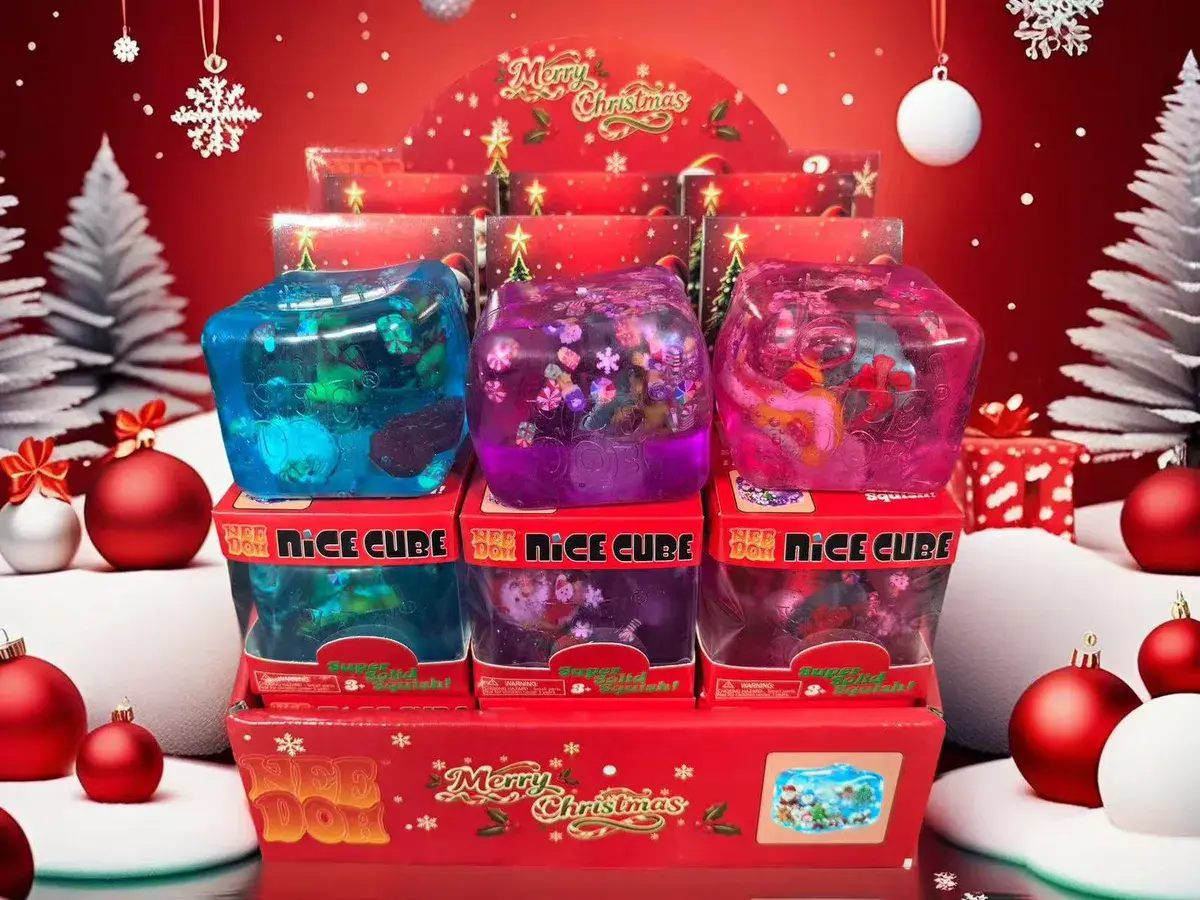 Zabawka Nice Cube kolorowa kostka squishy 3+