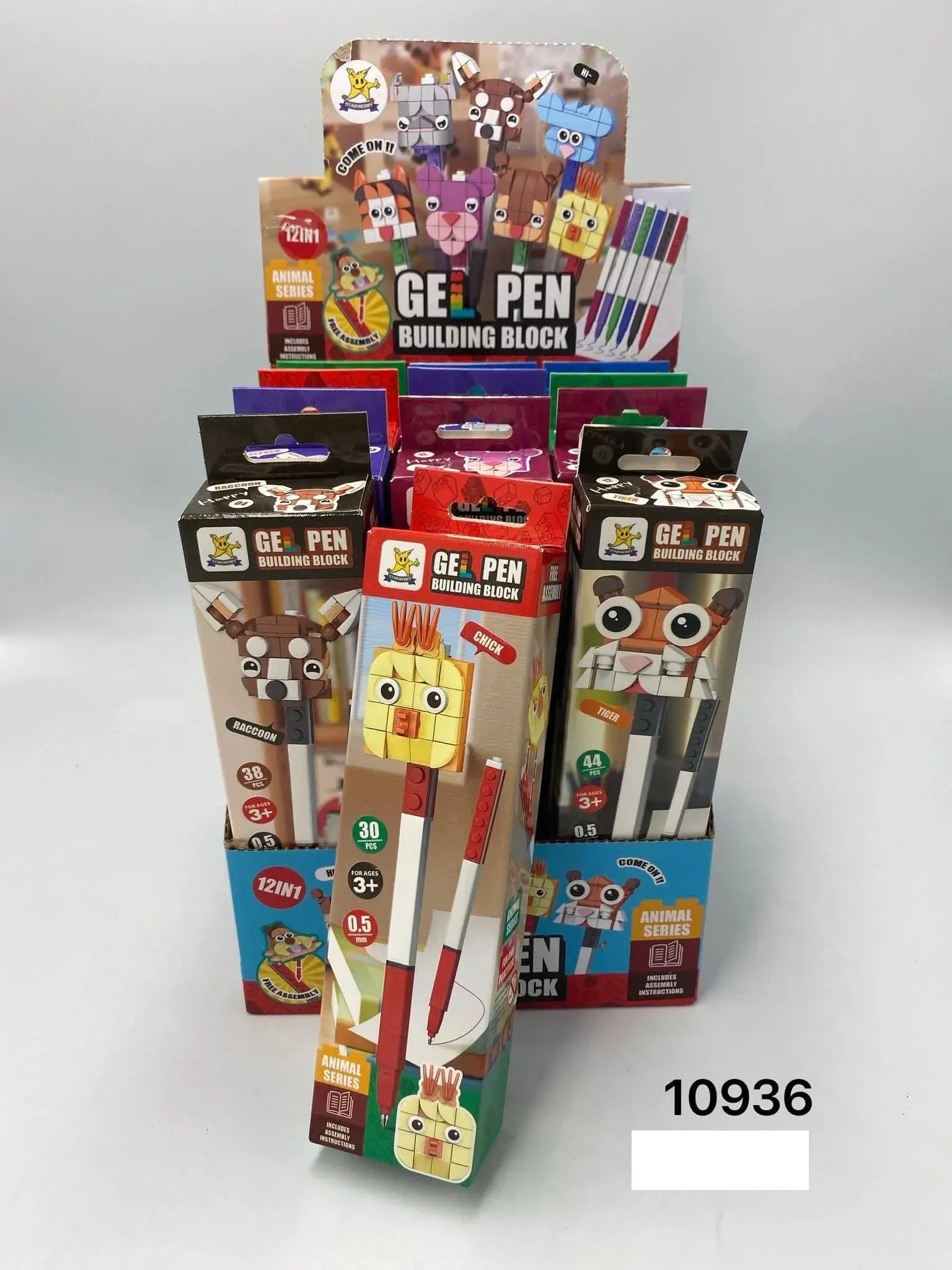 Klocki Gel Pen Animal Series Zwierzęta 3+