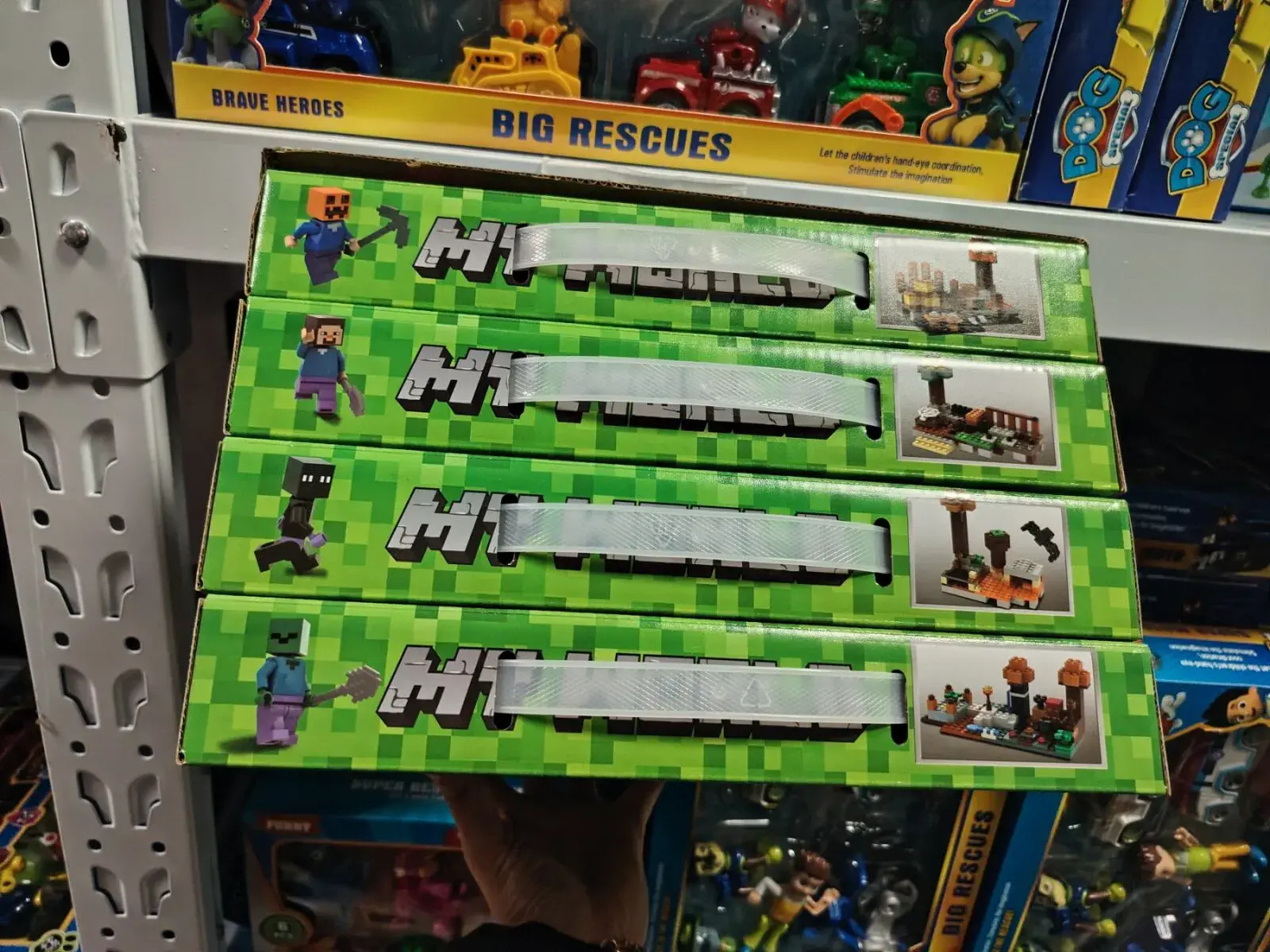 Zabawki Klocki My World Minecraft Big Rescues