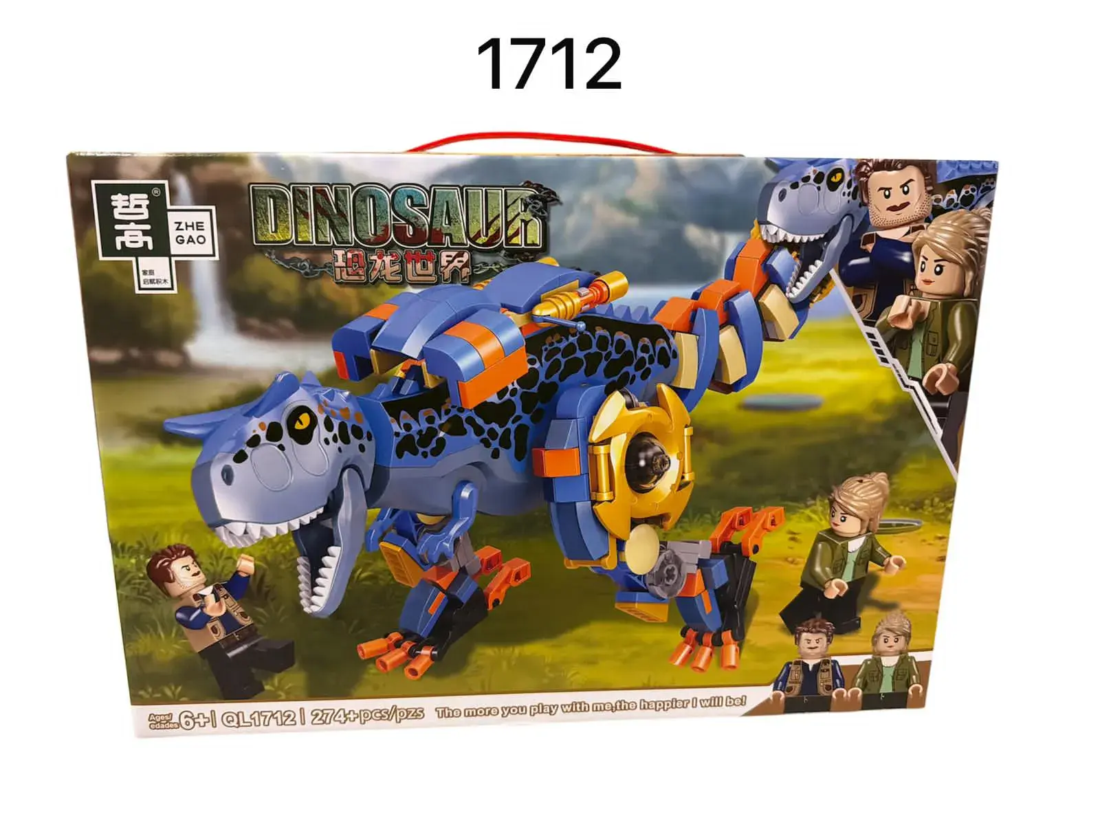Zestaw klocków dinozaur T-Rex 274+ el. 1712