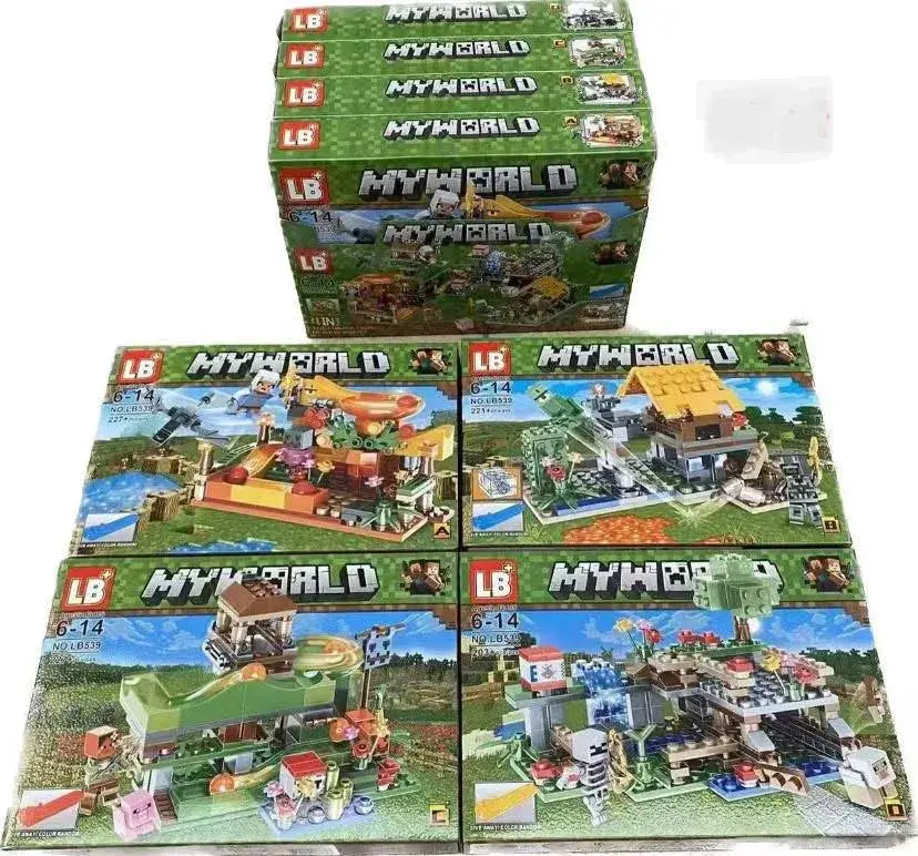 Zestaw klocków LB MyWorld 4 modele 6-14 lat edukacyjne