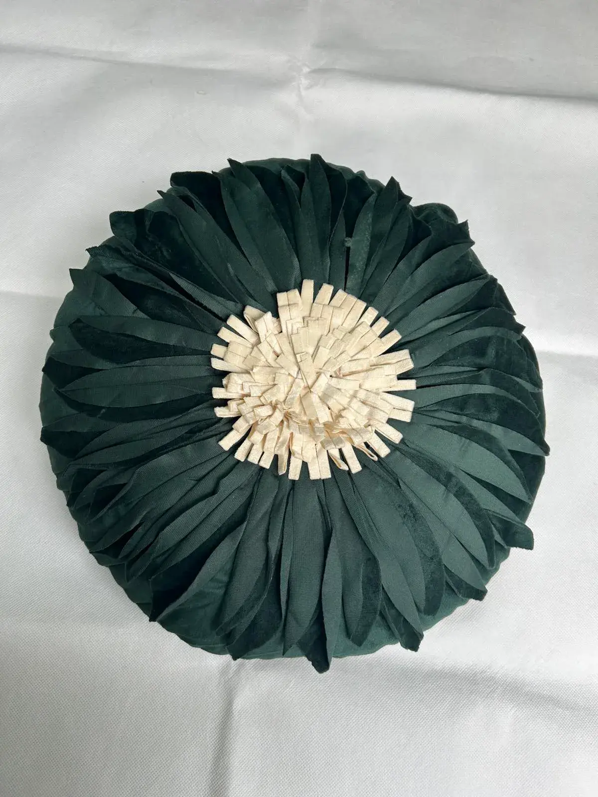 Poduszki dekoracyjne 40cm zielone welurowe