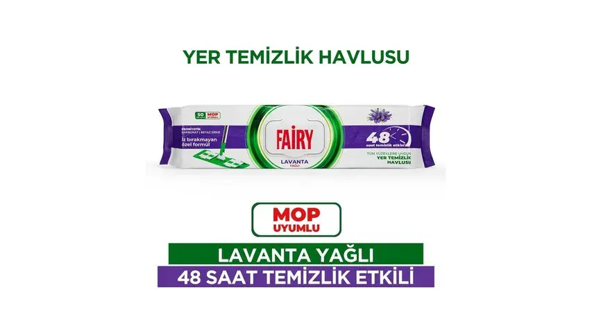 Ścierki do Podłóg FAIRY Mop Lavanta 48szt