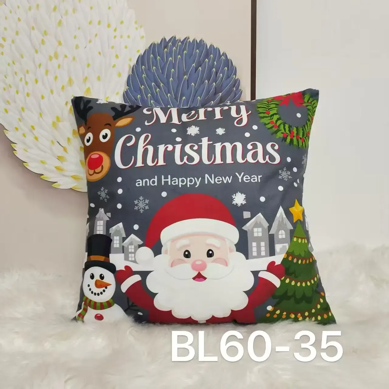 Poszewki świąteczne 40x40 cm BL60-35 Merry Christmas