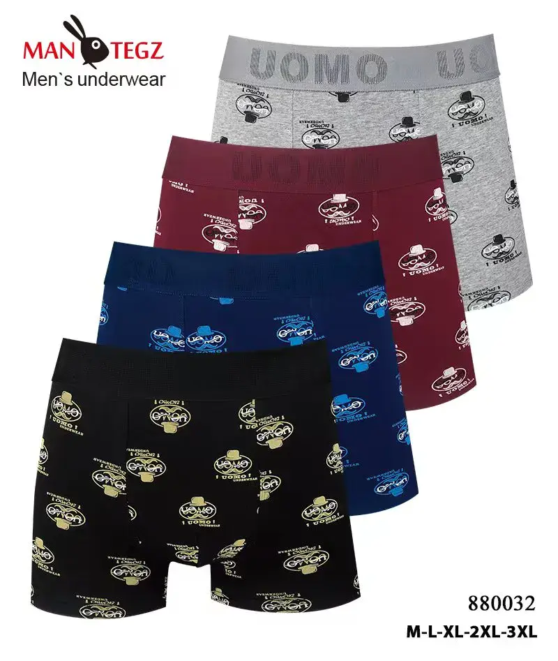 Bokserki męskie ManTegz UOMOG 4 szt M-L-XL-XXL-XXXL