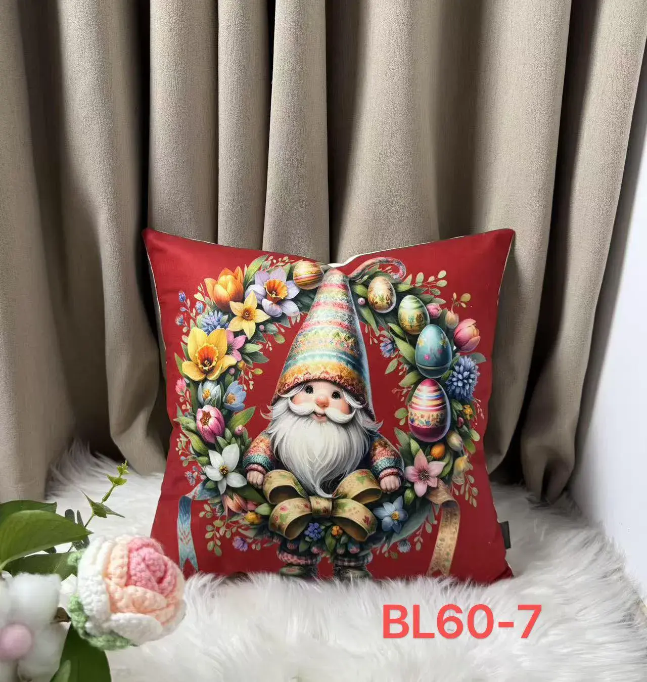 Podszewka na poduszkę Świąteczny Gnomes 40/40