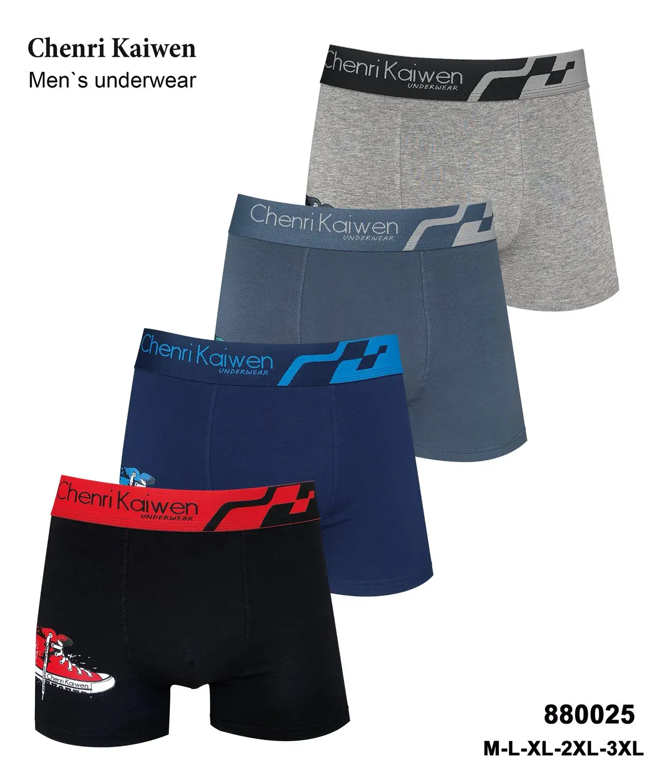 Bokserki męskie Chennri Kaiwen 4 szt M-L-XL-XXL 880025