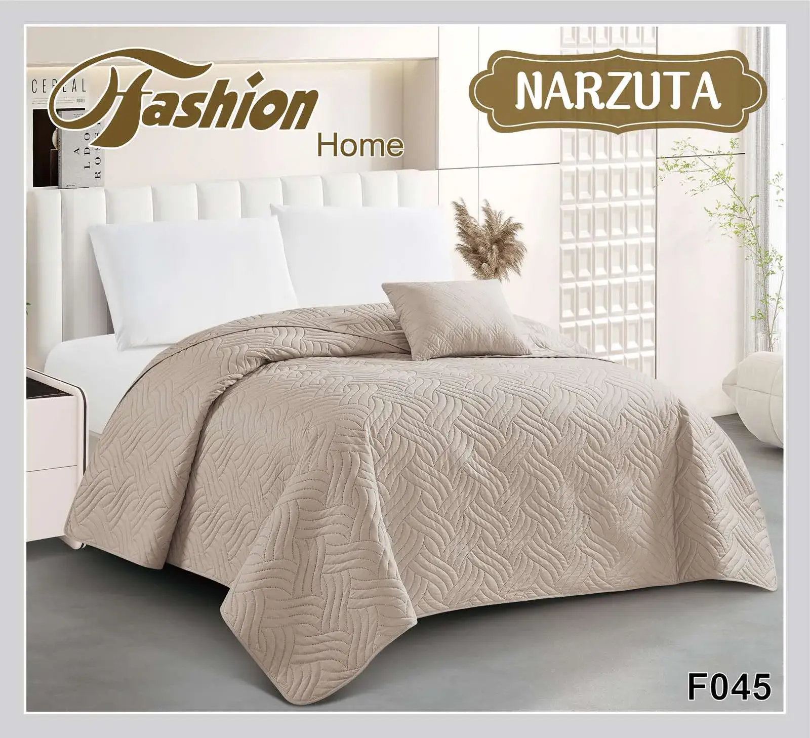 Narzuta Fashion Home 200x220cm beżowa F0405