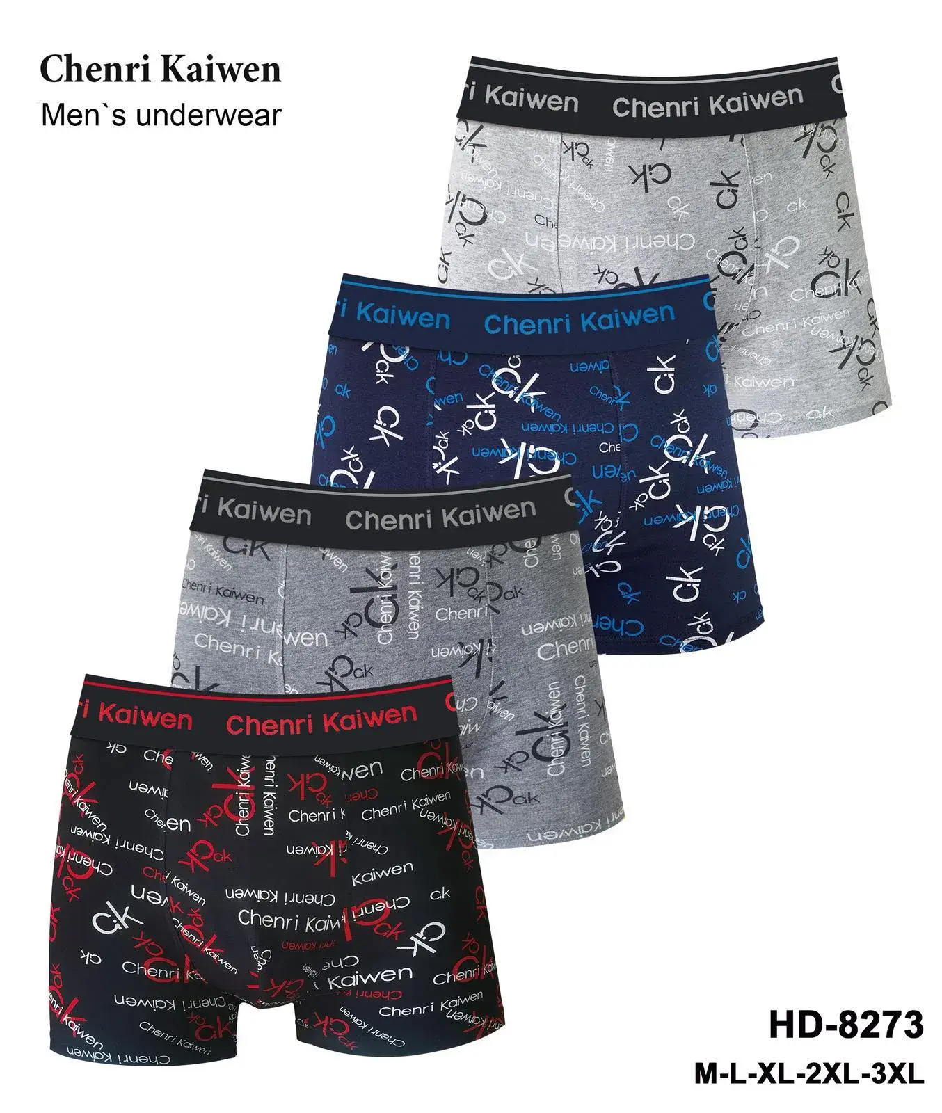 Bokserki męskie Chenri Kaiwen M-L-XL-3XL HD-8273
