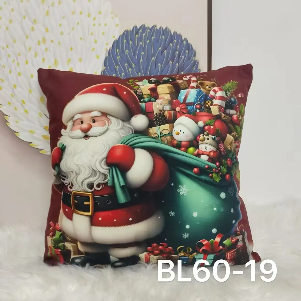 Poszewka Świąteczny Santa 40x40cm