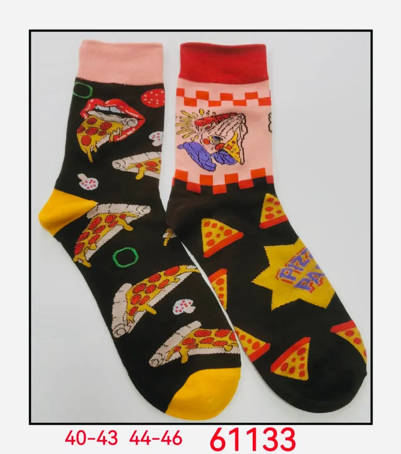 Skarpety damskie pizza wzór 40-43 /