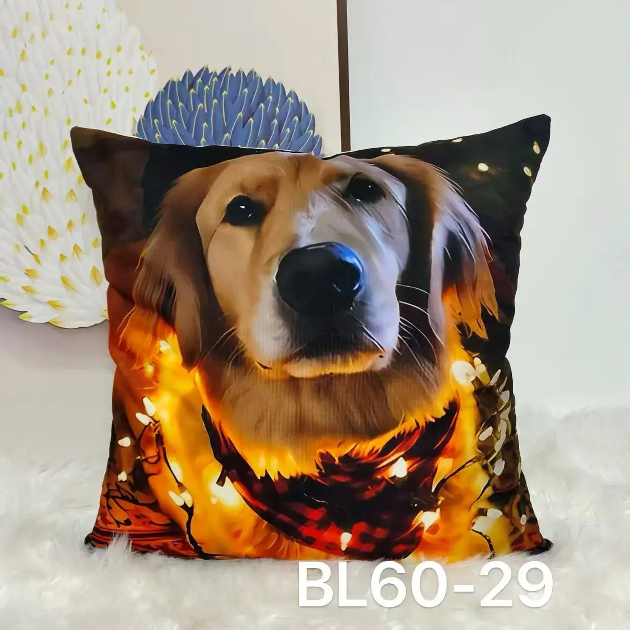Poszewka na poduszkę Golden Retriever 40x40cm
