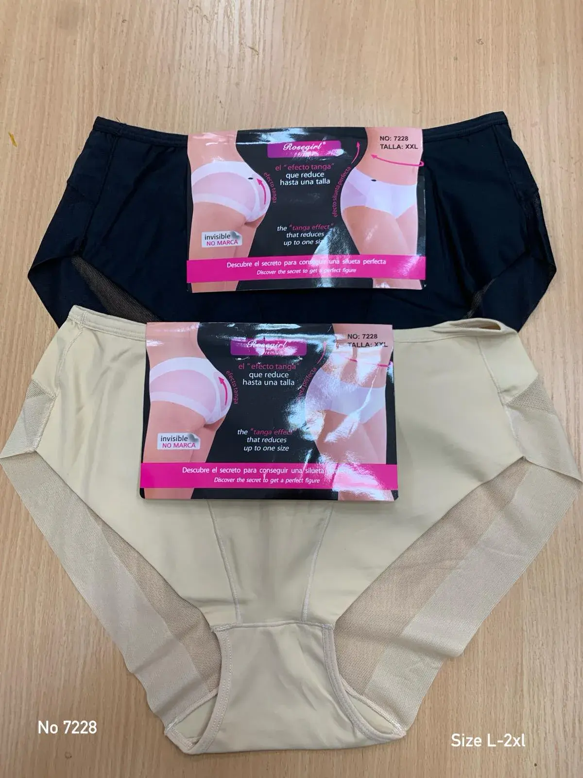 Majki damskie Size L-XXL, czarny i beżowy, 24 szt
