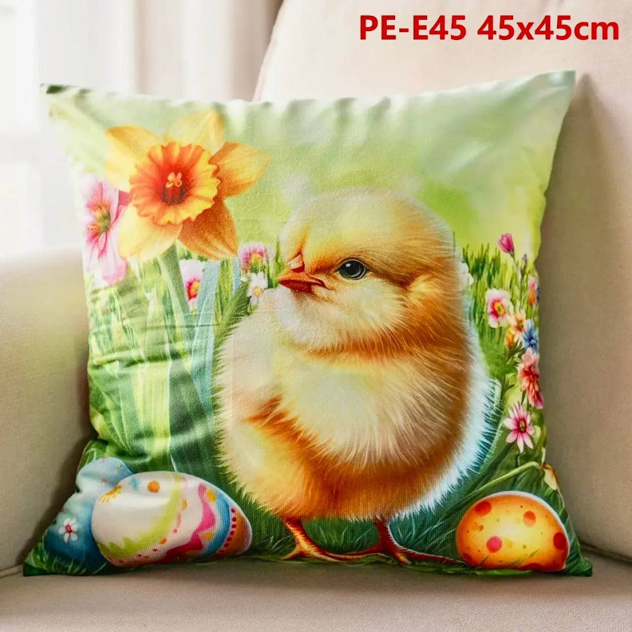 Poszewki dekoracyjne 45x45 cm PE-E45 Wielkanoc