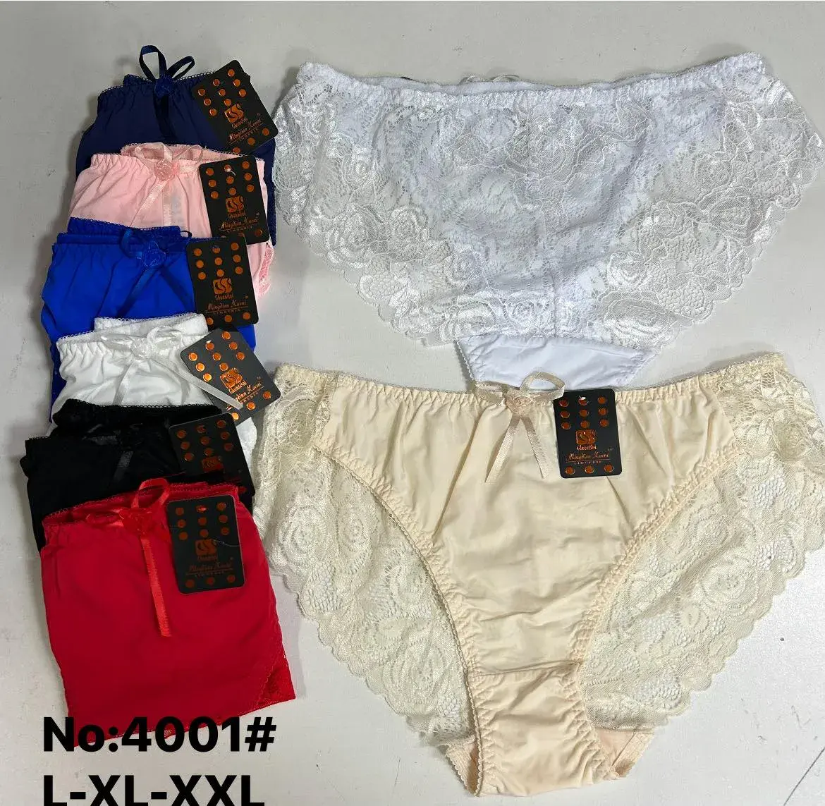 Majtki damskie koronkowe L-XL-XXL No.4001