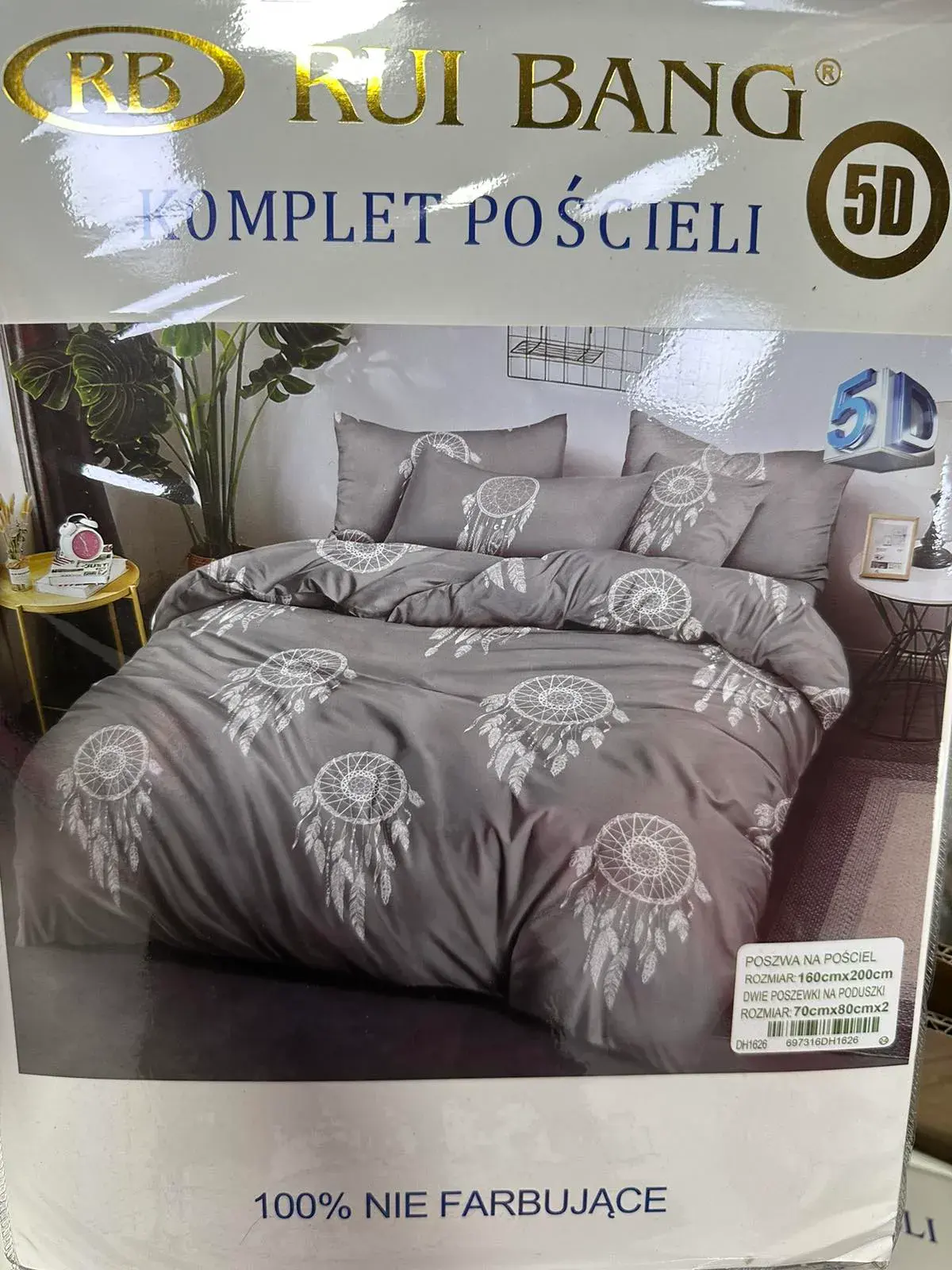 Komplet Pościeli Rui Ji Bang 160/200 50D 3el.
