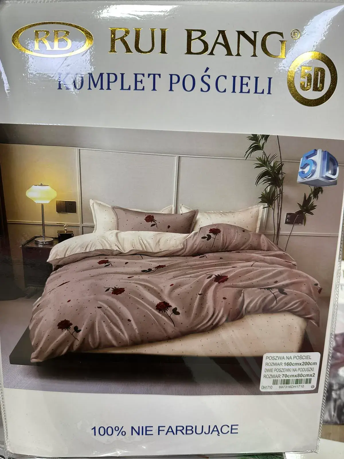 Komplet Pościeli 3cz Rui Rui Bang 160/200 50D