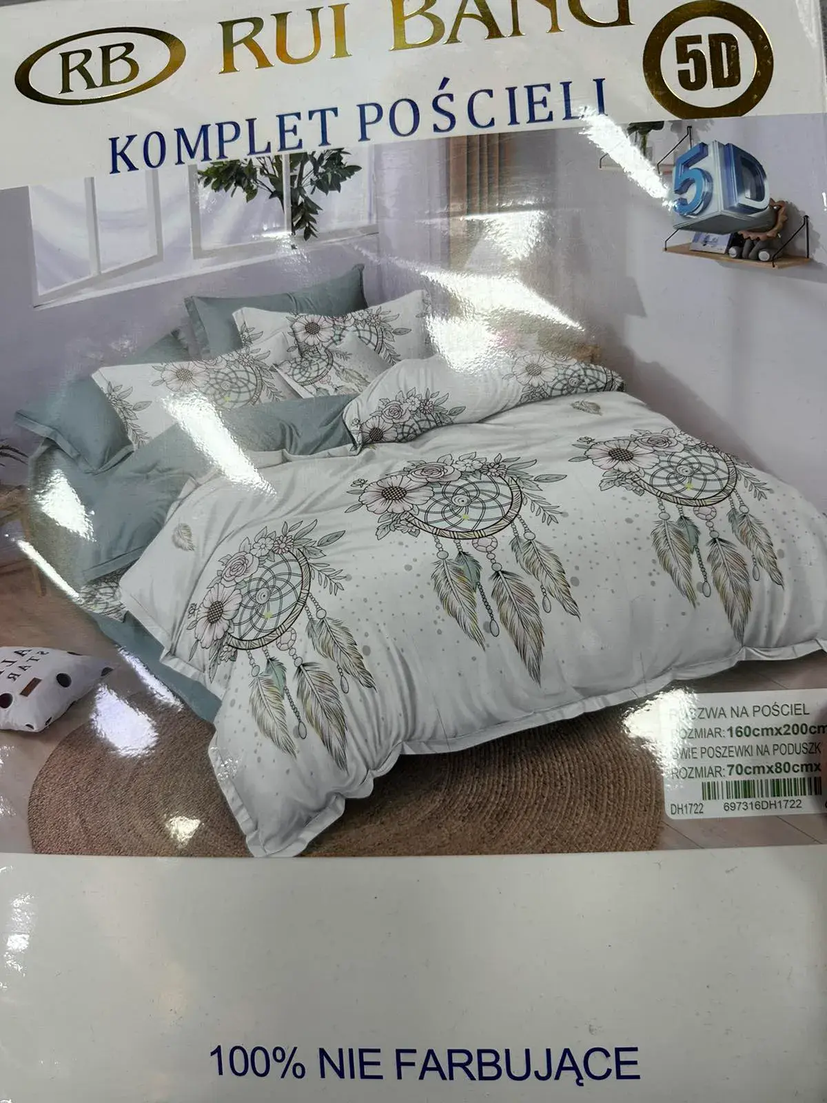 Komplet Pościeli 3cz RB Rui Bang 160/200 50D