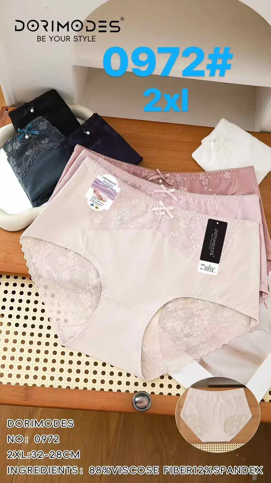 Majtki damskie 2XL DORIMODES 0972