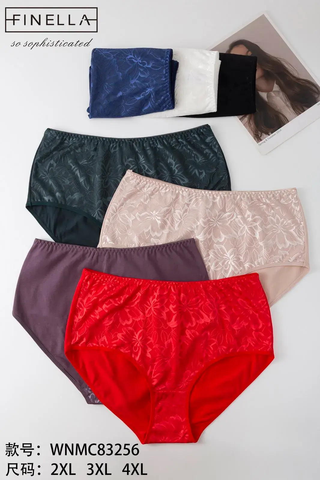 Majtki damskie Finella WNM C83256 2XL-5XL