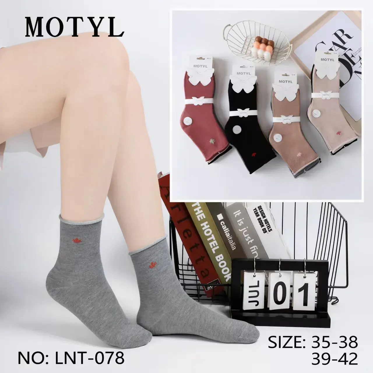 Skarpetki Damskie Motmotyl Rozmiar 35-38 i