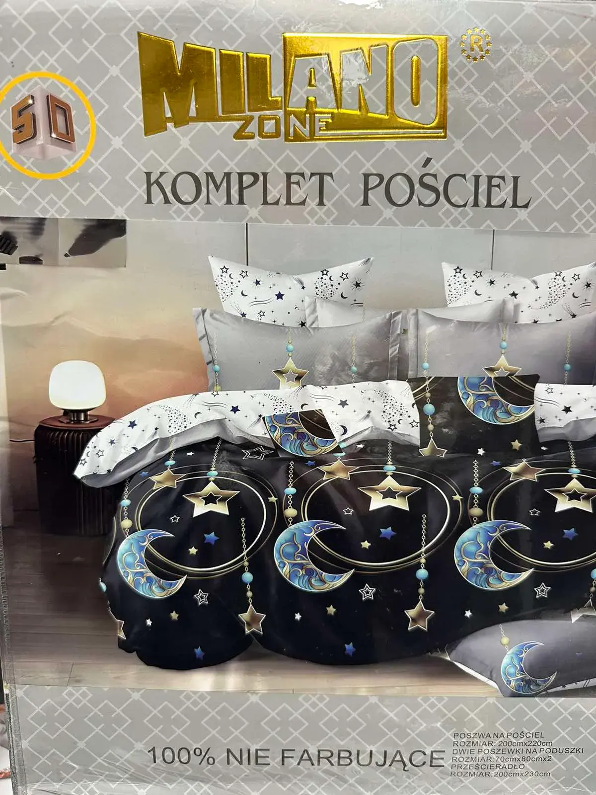 Komplet Pościel 4CZ 200/220 Milano Zone