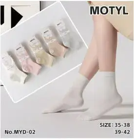 Skarpetki Damskie Motylkowe Size 35-42, 40 szt