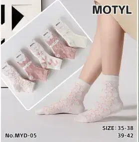 Skarpetki Damskie Motylkowe rozmiar 35-38 i