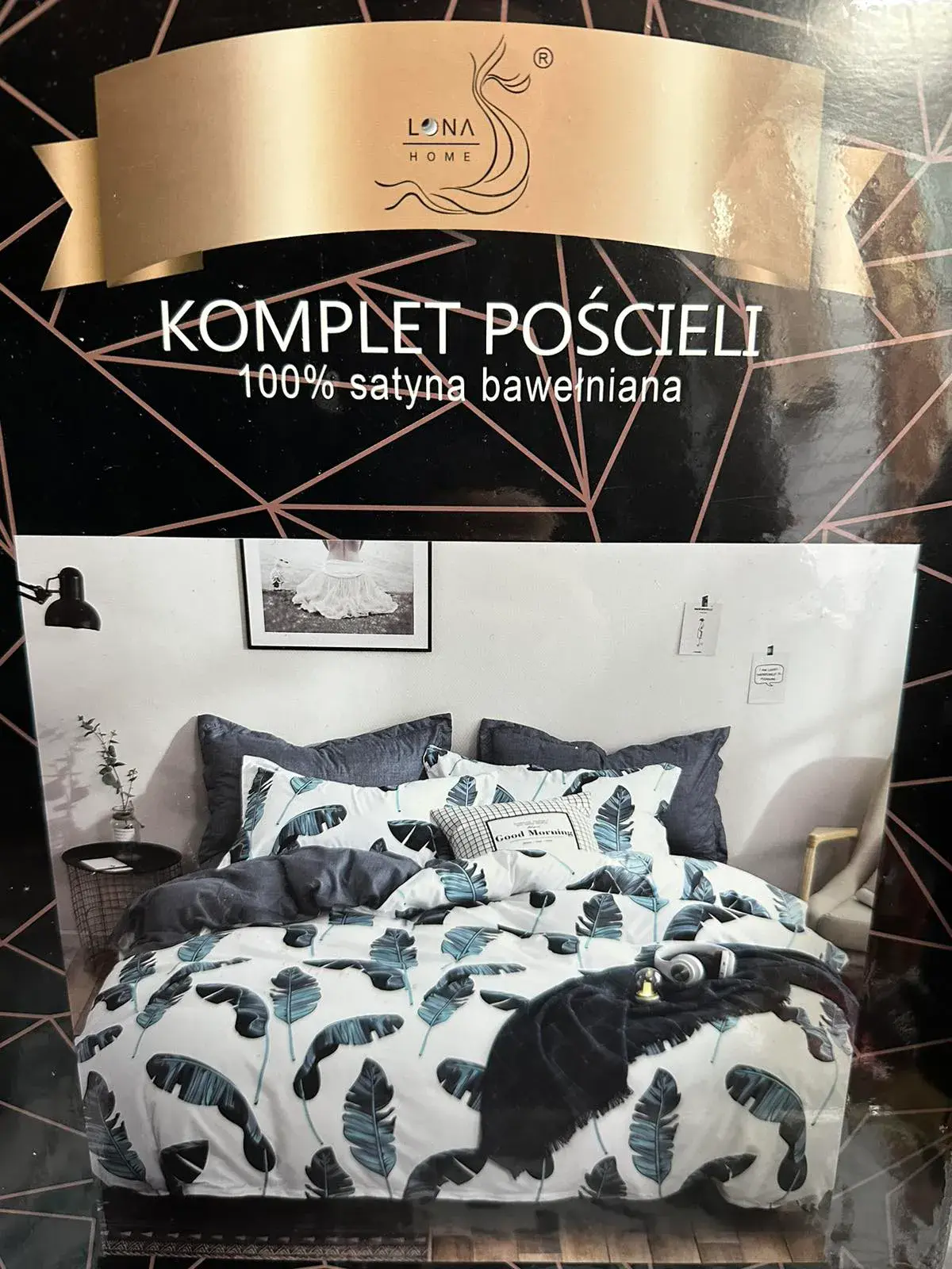 Komplet Pościeli 4CZ 200/220 Satyna Bawełniana
