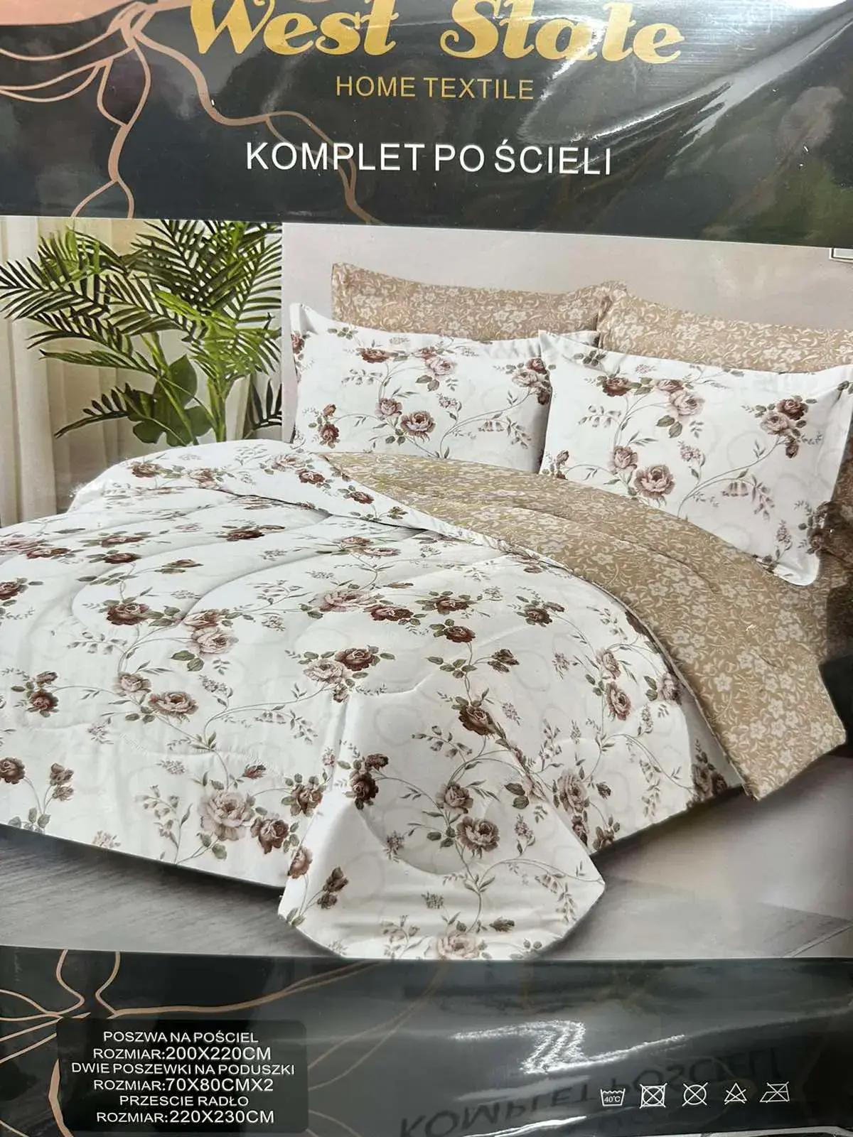 Komplet Pościeli West State 4cz 200/220
