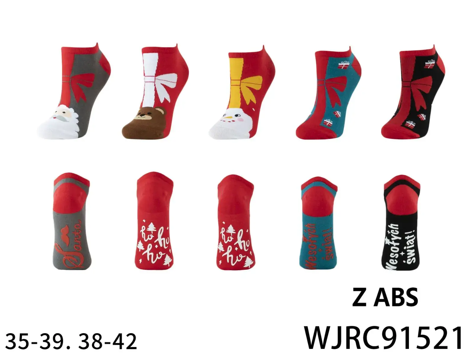 Skarpetki damskie świąteczne wz