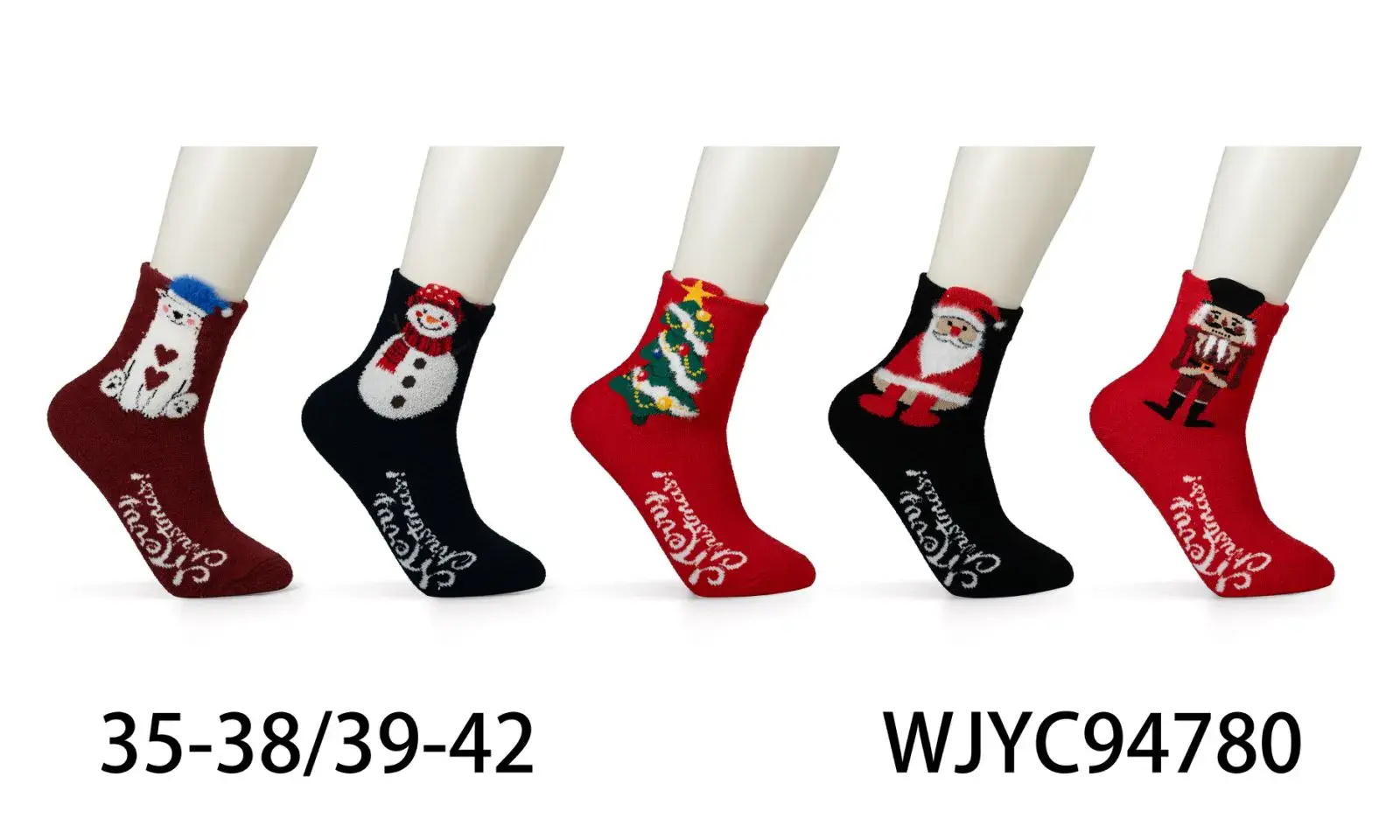 Skarpetki damskie świąteczne wzorzyste 35-42 WJYC94780