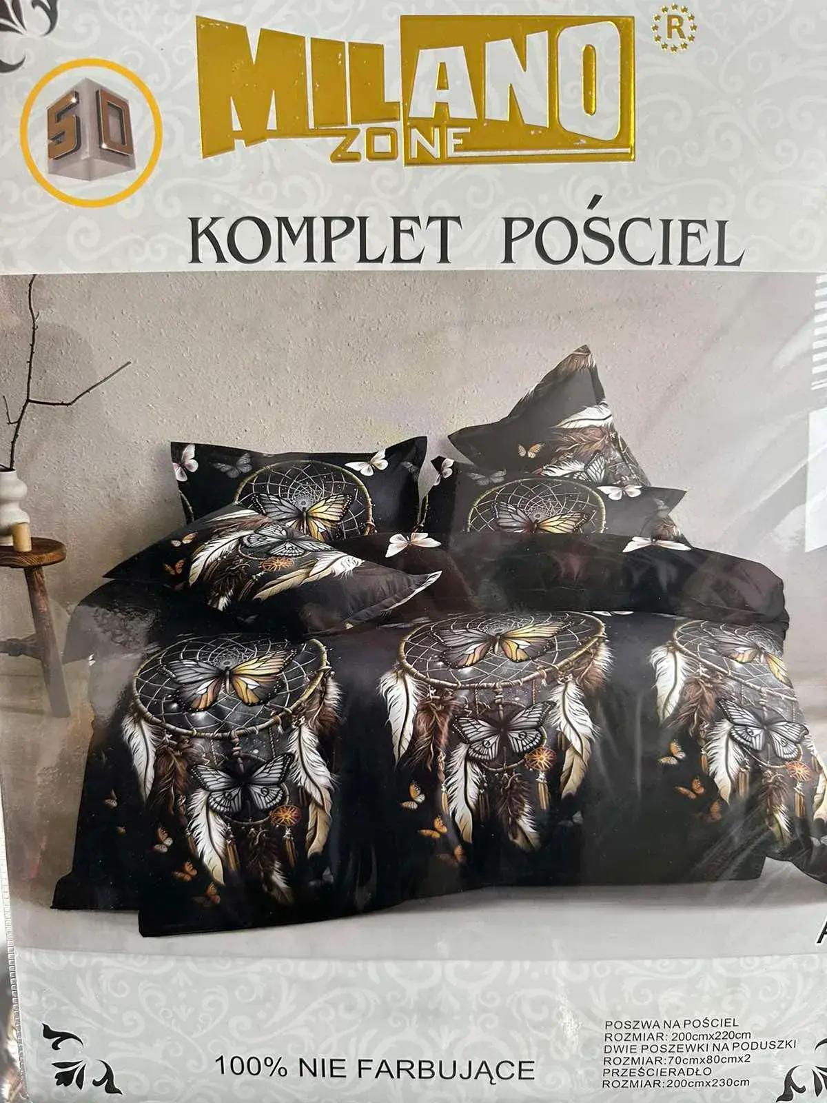 Komplet Pościel 4CZ Milano Zone 200/220 Dreamcatcher