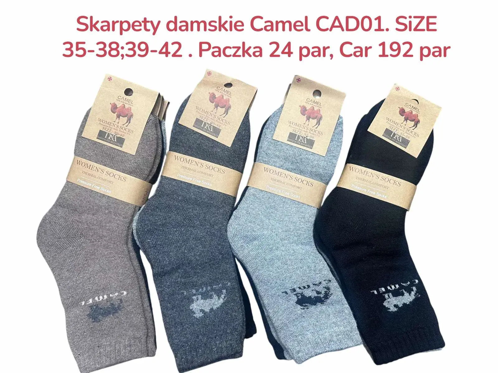 Skarpetki damskie Camel's CADO01 rozmiar 35-38-39-42