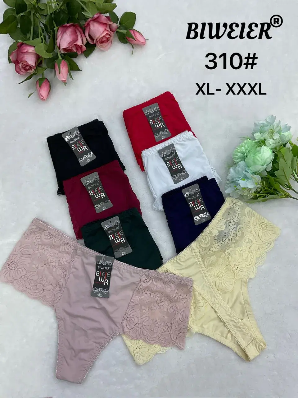 Majtki damskie BWL 310# XL-XXXXL multikolor