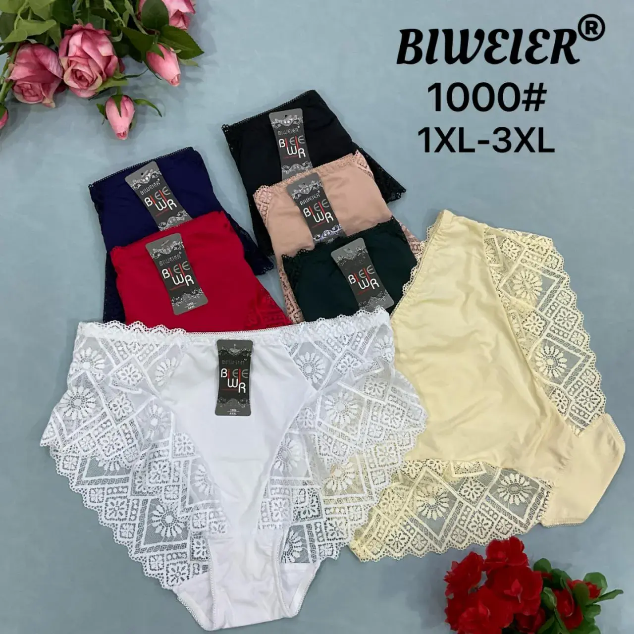 Majtki damskie Biverwear 1000# 1XL-3XL
