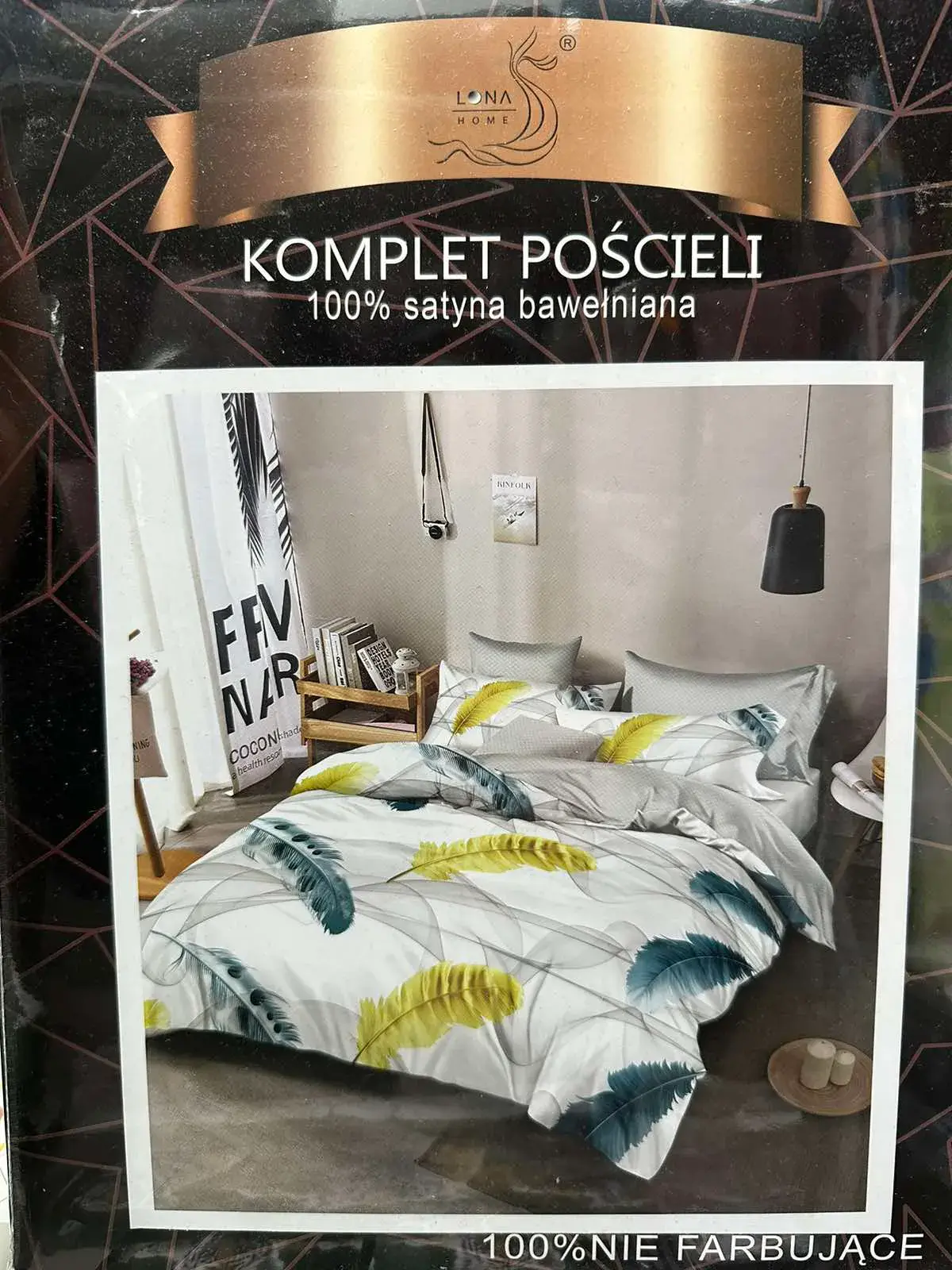 Komplet pościeli Milano 4cz 160/200 100% satyna bawełniana