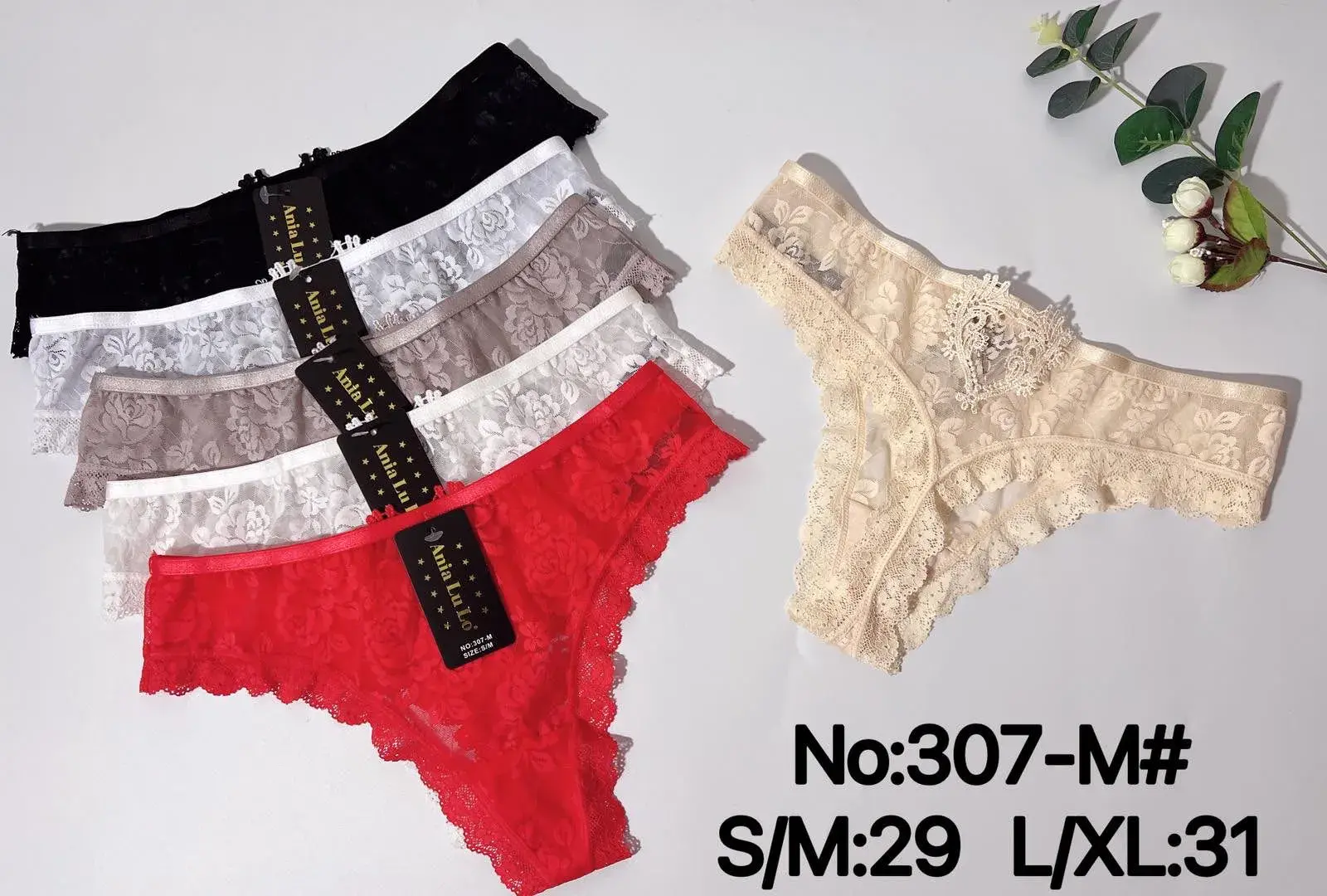 Majtki damskie koronkowe S/M-L/XL No.307-M