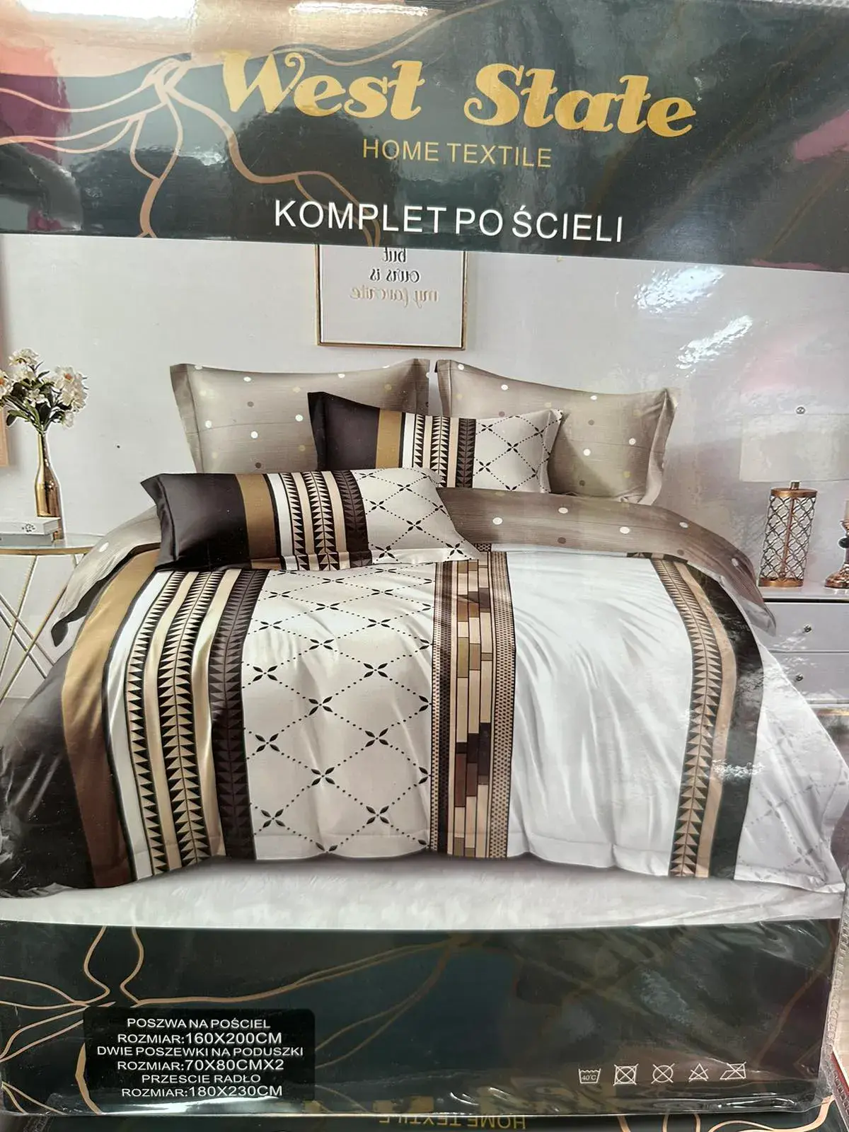 Zestaw pościeli West State 4cz 160/200