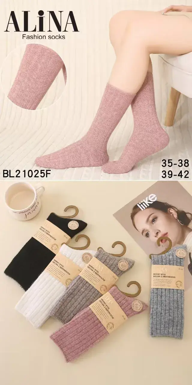 Skarpetki damskie fashion BZL21025F, rozmiary