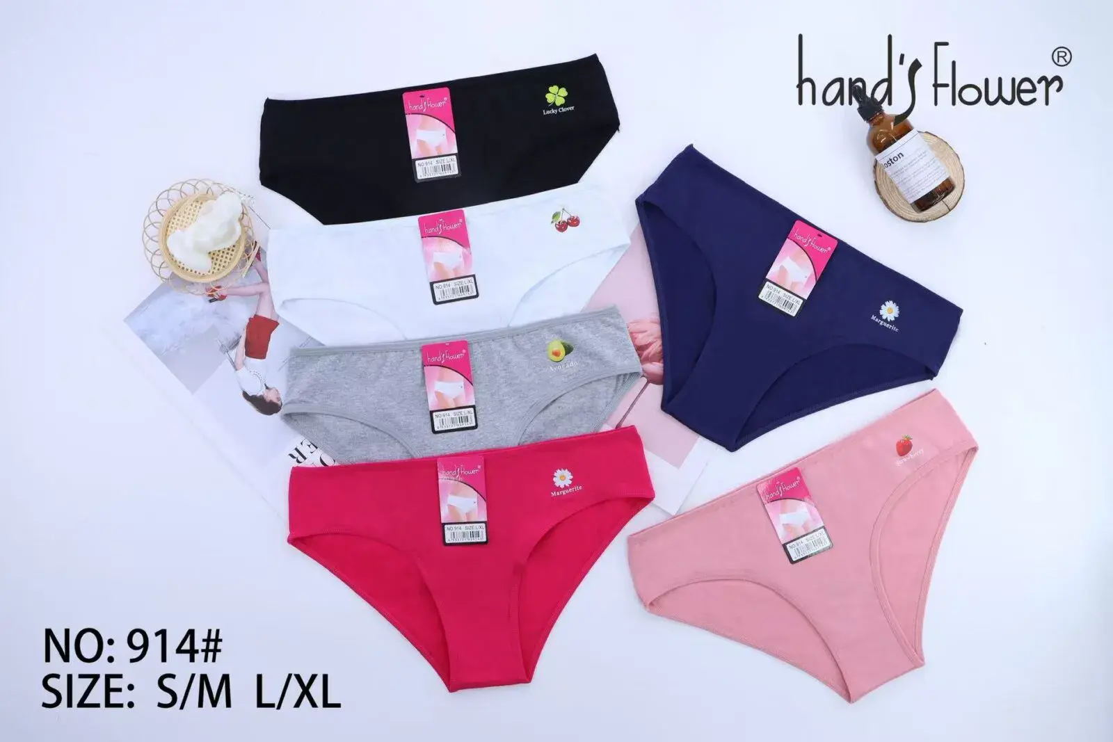 Majtki damskie Hand's Flower S/M/L/XL nr 014