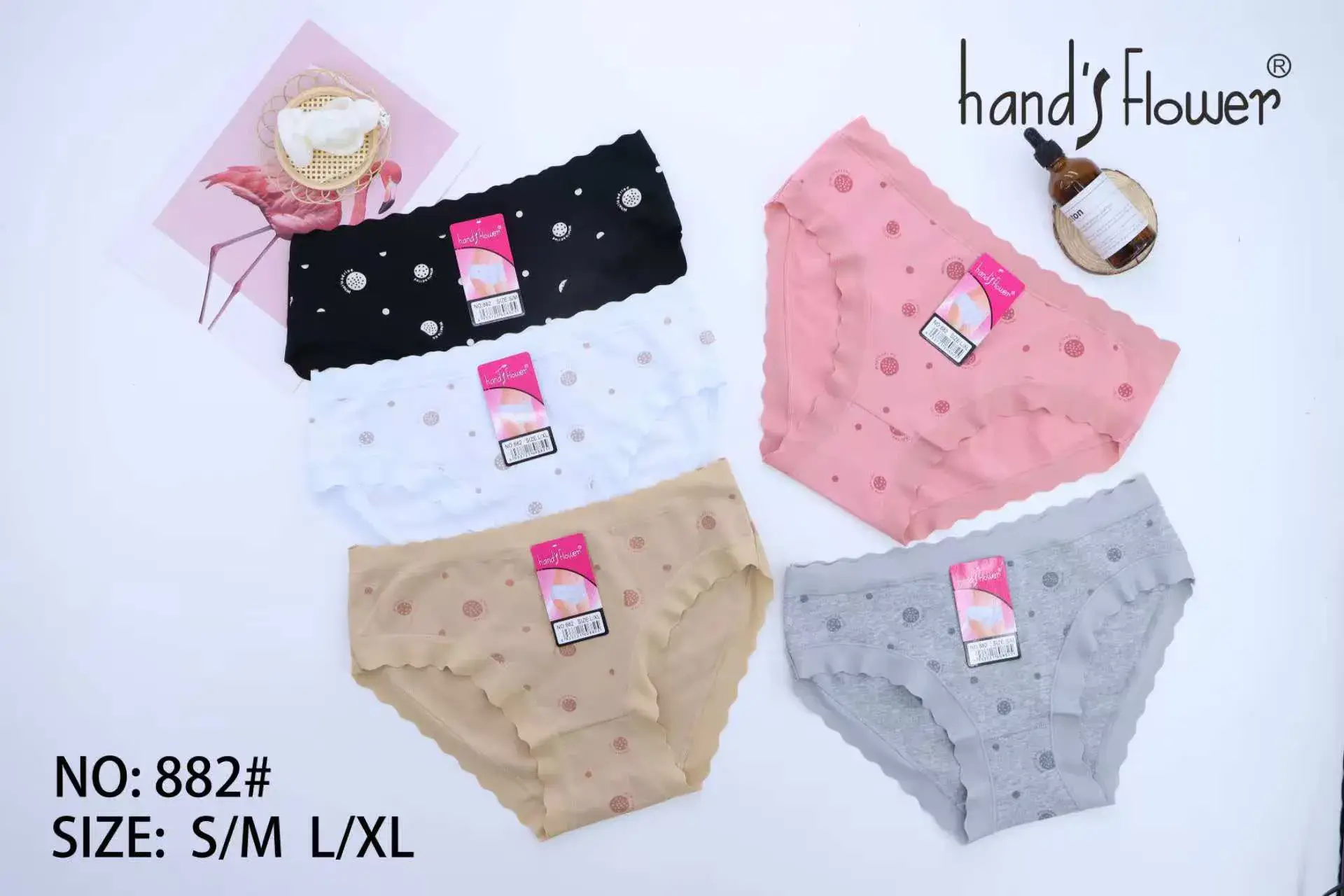 Majtki damskie Hand's Flower N°382 S/M L/XL 5 szt